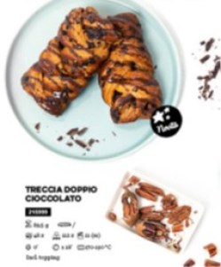 Treccia maxi doppio cioccolato Mediterranea Surgelati Teramo Abruzzo